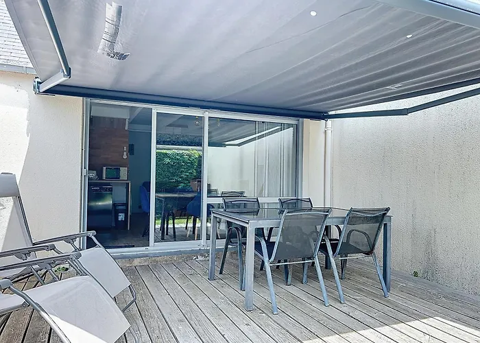 Escapade Marine Carnac, Petite Maison Toute Equipee Et Confortable, Au Calme Entre Plage Et Ville Avec Jardinet Au Sud